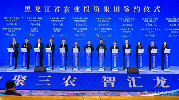 领航国际，农投大数据，华为，AI